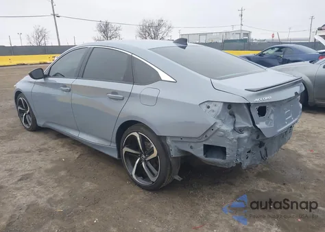 2022 Honda Accord Sport z USA, uszkodzony, nr VIN 1HGCV1F33NA021935